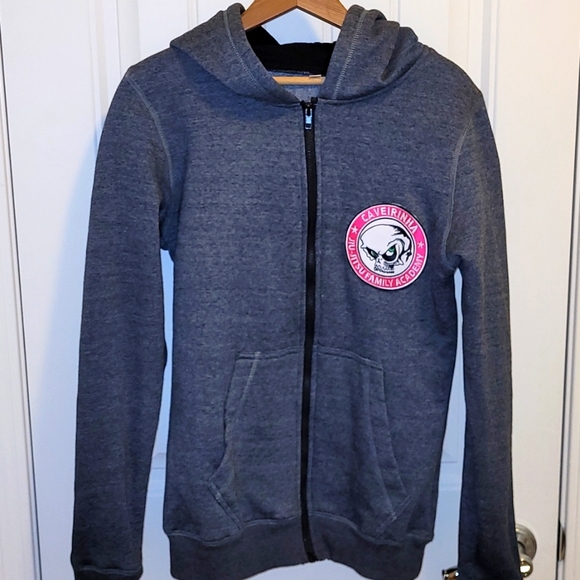 Caveirinha Jiu-Jitsu Family Academy Zip Up Hoodie - Picture 1 of 6